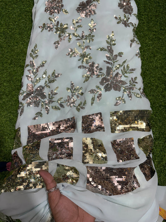 pure georgette fabric