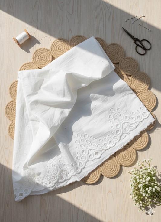 Pure Chicken Hakuba Fabric – Premium Handcrafted Cotton