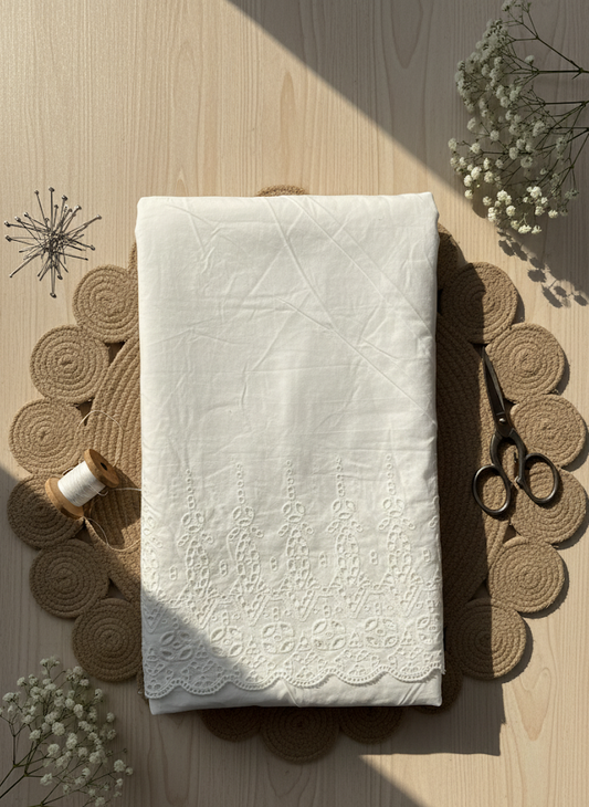 Pure Chicken Hakuba Fabric – Premium Handcrafted Cotton