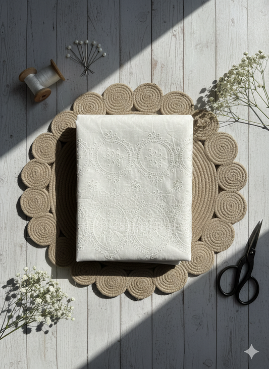Pure Chicken Hakuba Fabric – Premium Handcrafted Cotton