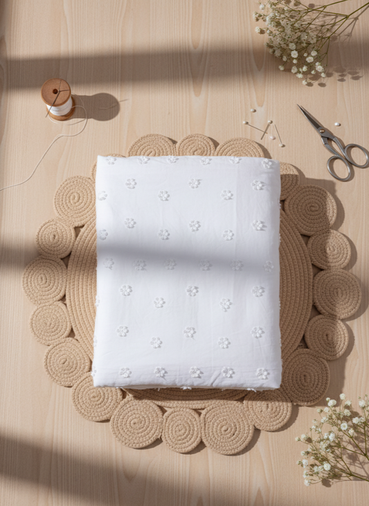 Pure Chicken Hakuba Fabric – Premium Handcrafted Cotton